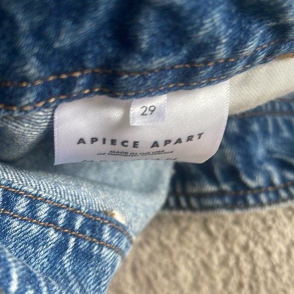 Apiece Apart Wide Leg MERIDIAN Jeans - Picture 7 of 8